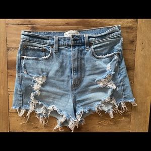 A&F Jean Shorts